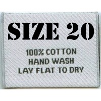 Clothes Sizes: Size 20